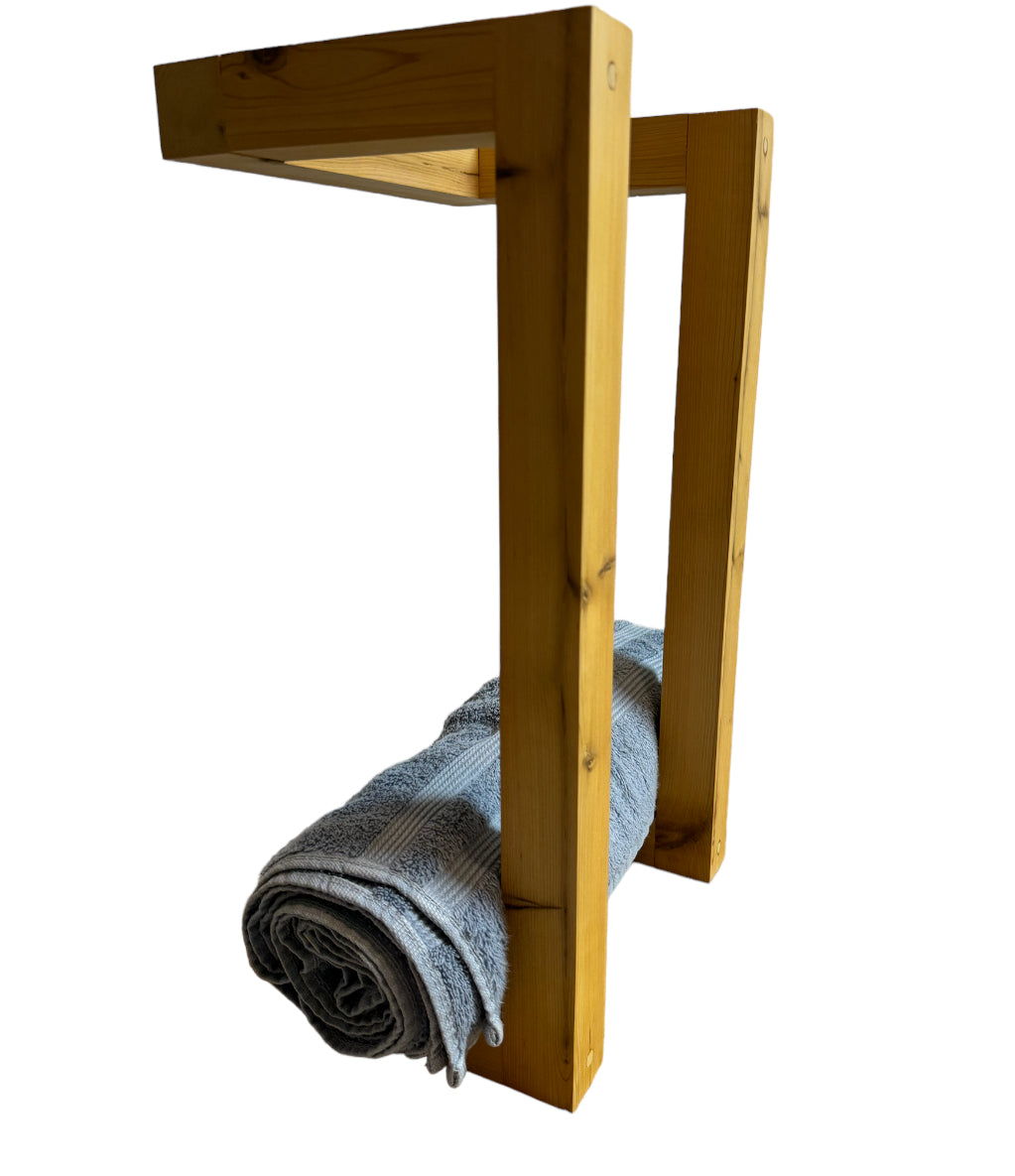 Cedar Towel Rack