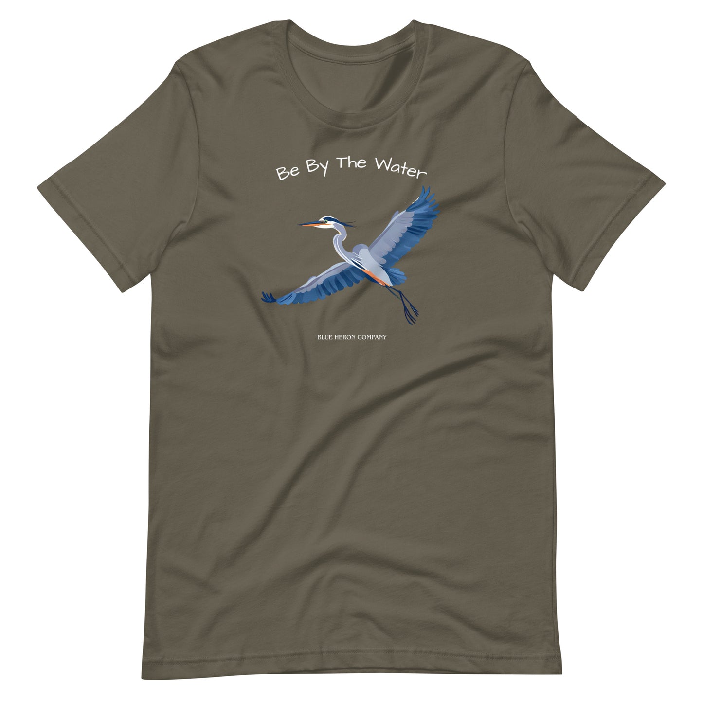 Be By The Water 2 - Mens Blue Heron