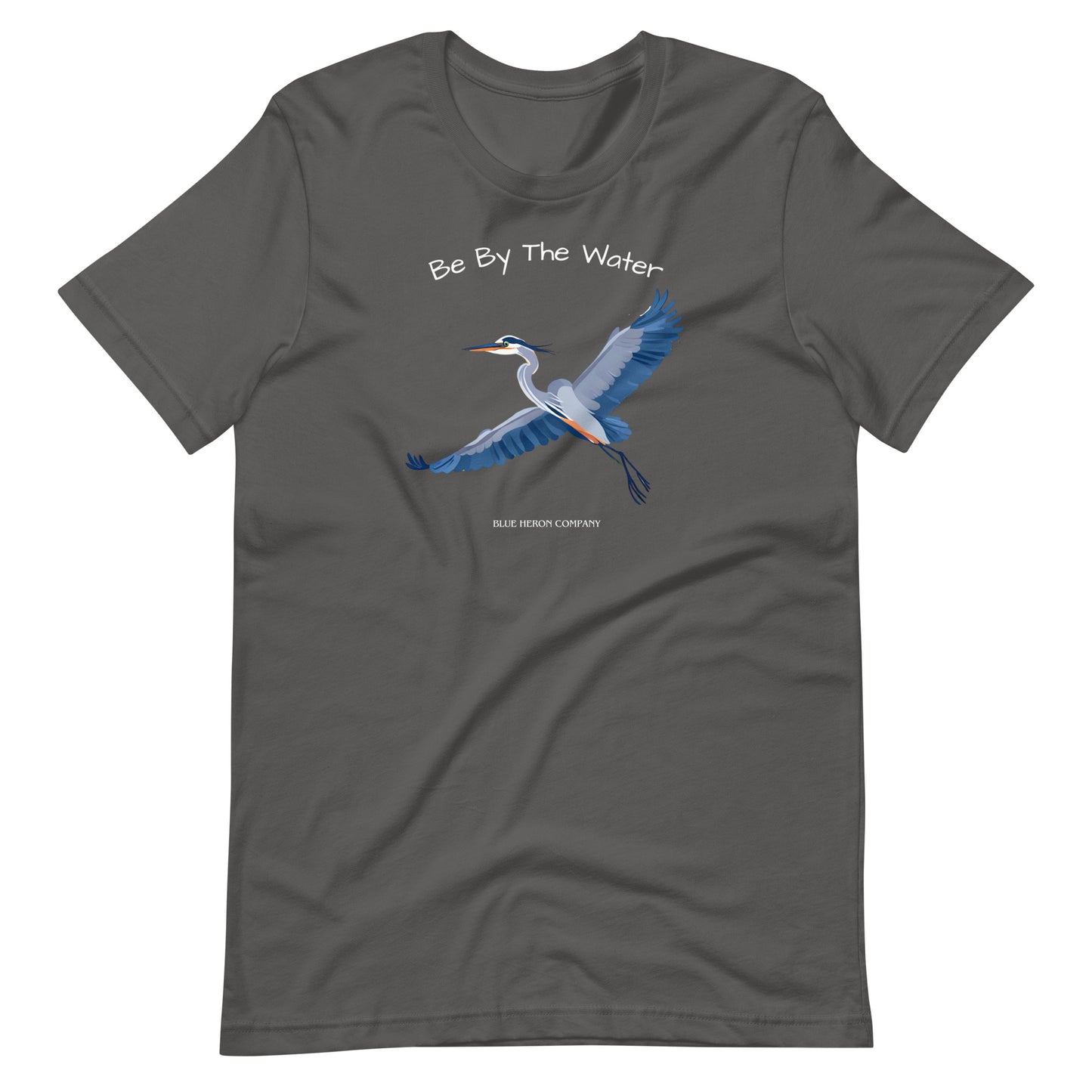 Be By The Water 2 - Mens Blue Heron