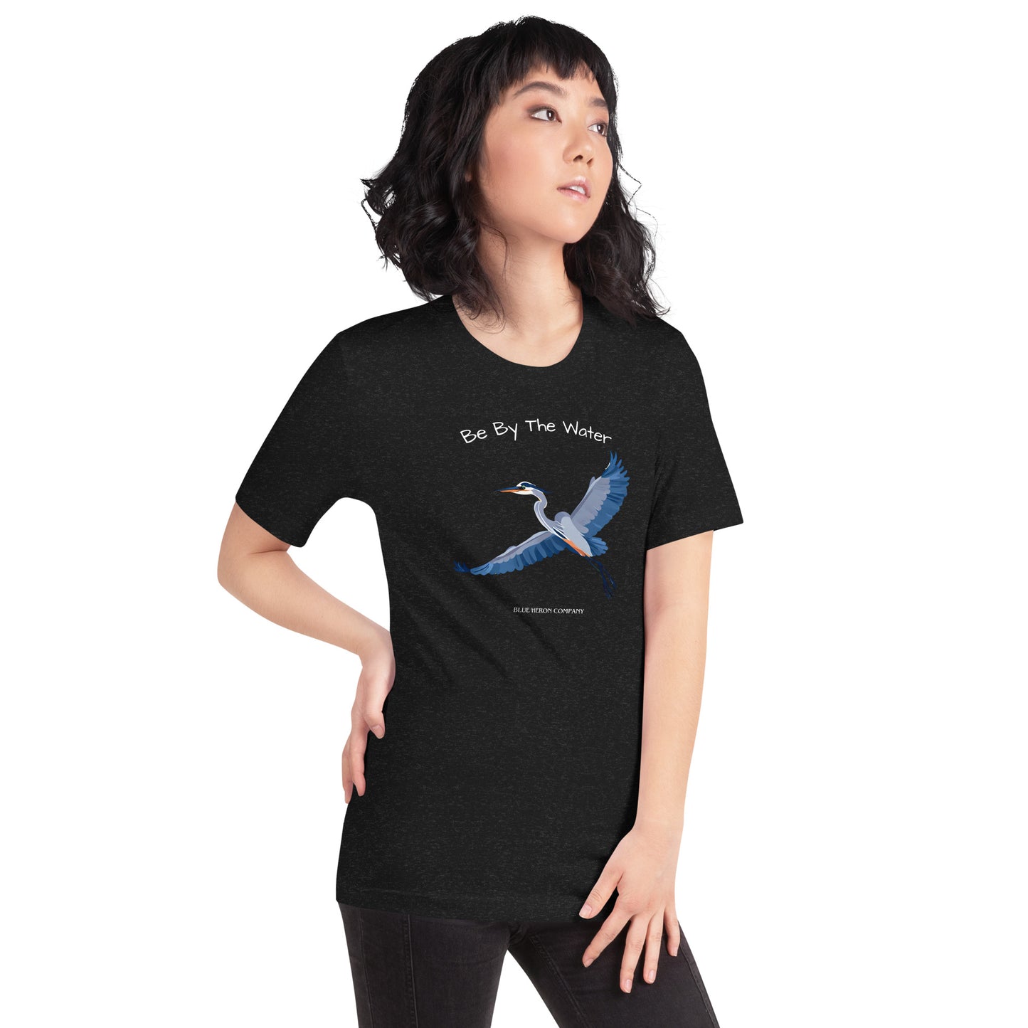 Be By The Water Tee - Womens Blue Heron