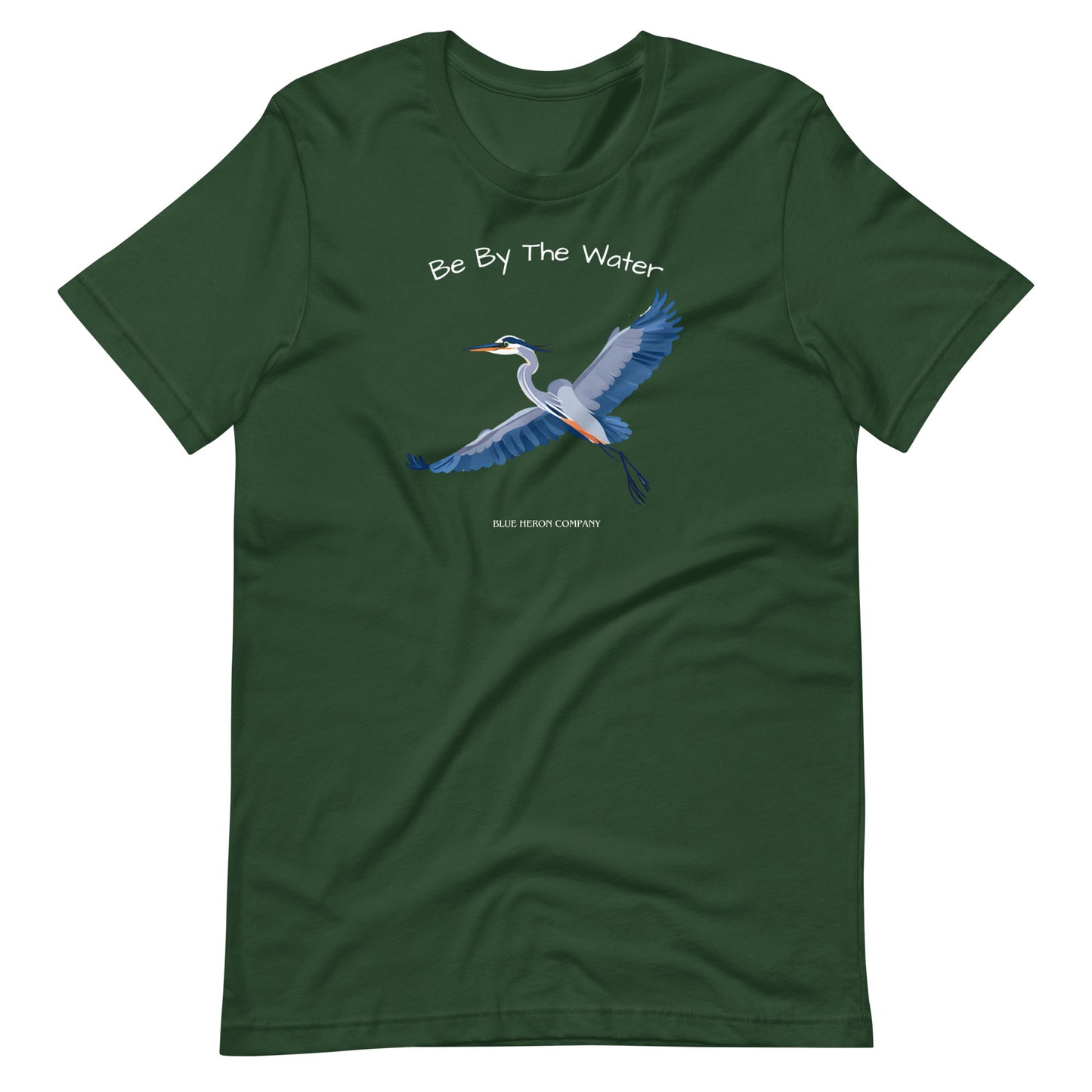 Be By The Water 2 - Mens Blue Heron