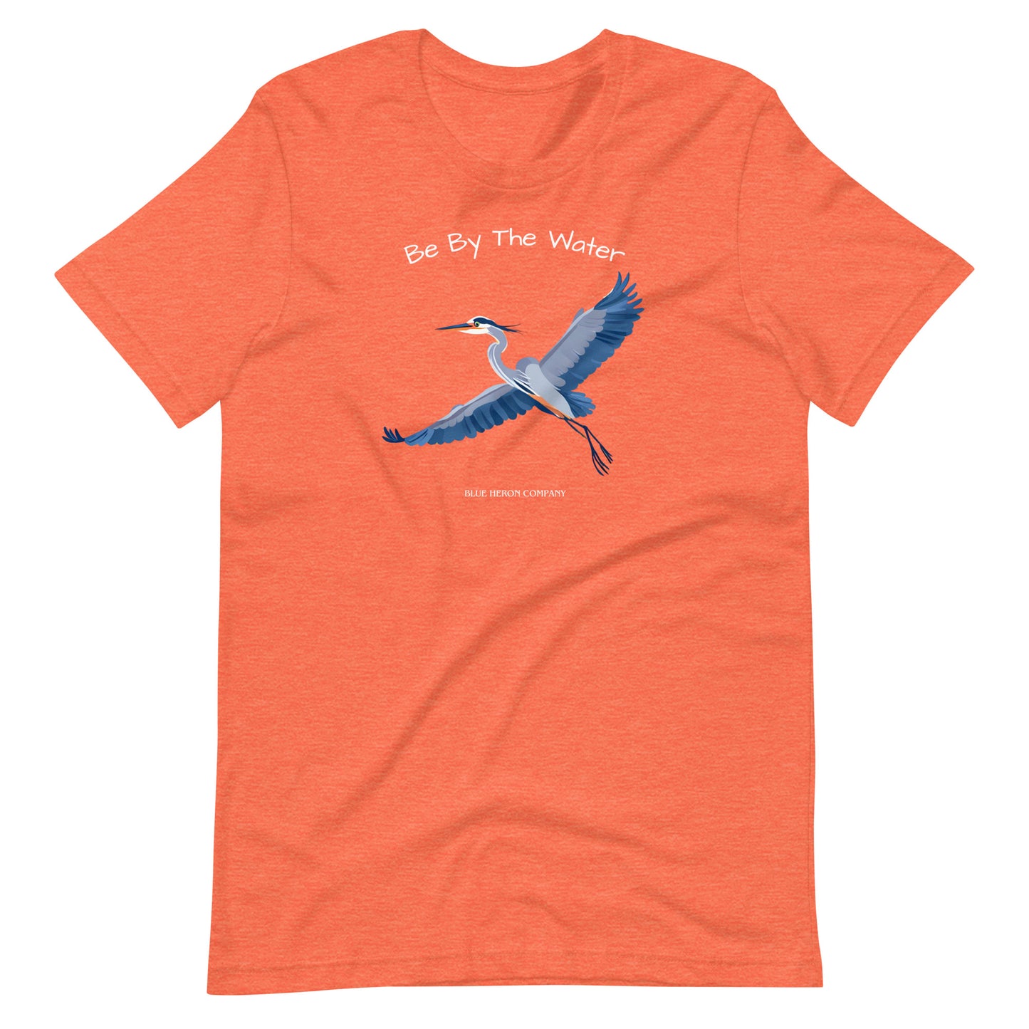Be By The Water 2 - Mens Blue Heron