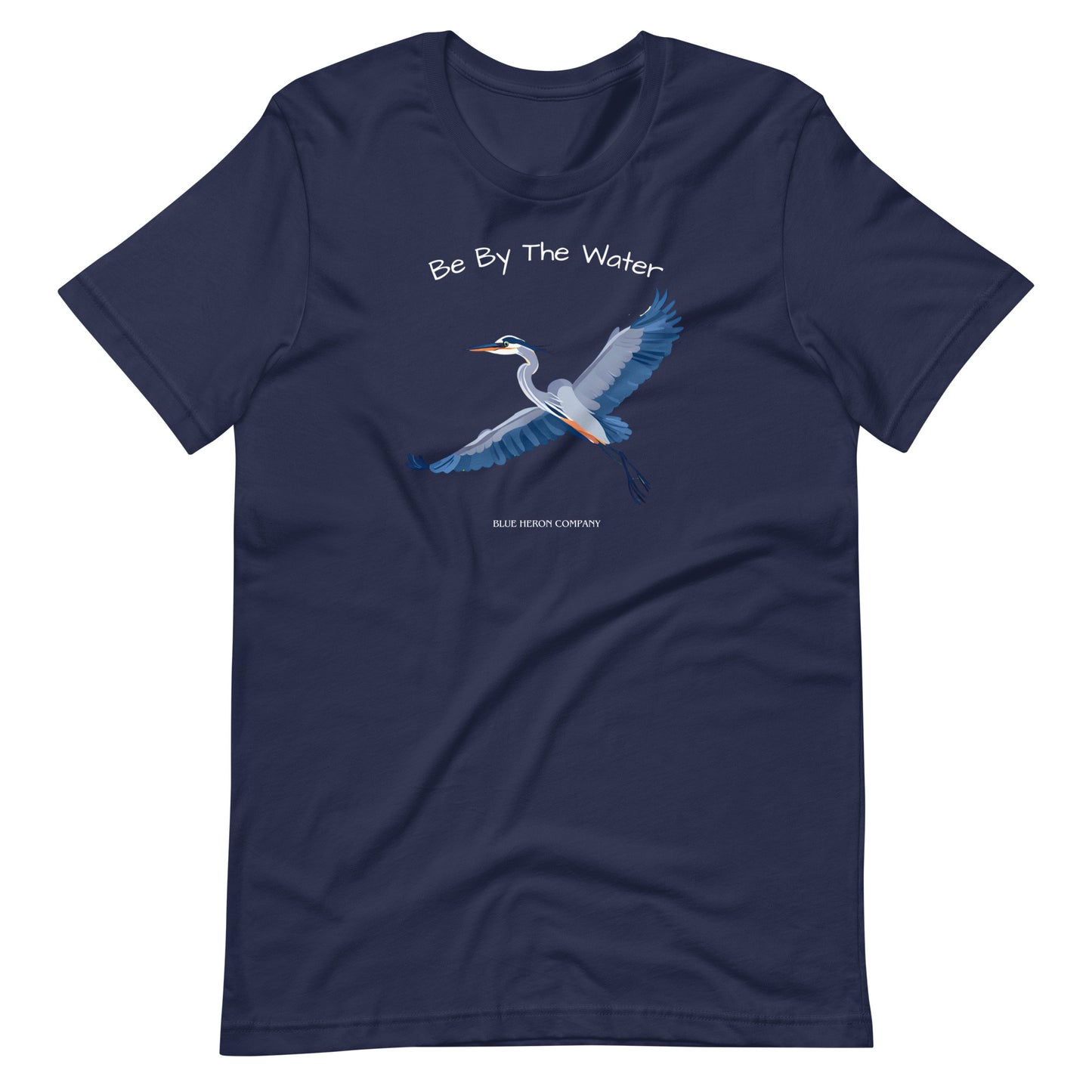 Be By The Water 2 - Mens Blue Heron