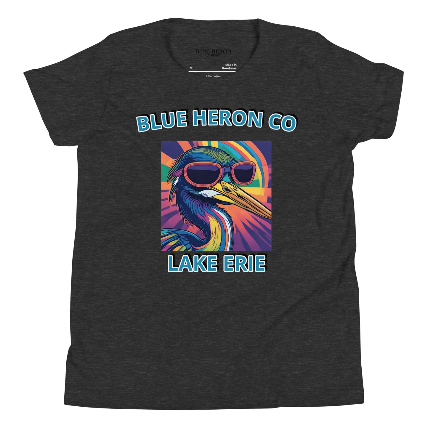 Colorful Heron Youth Short Sleeve Tee