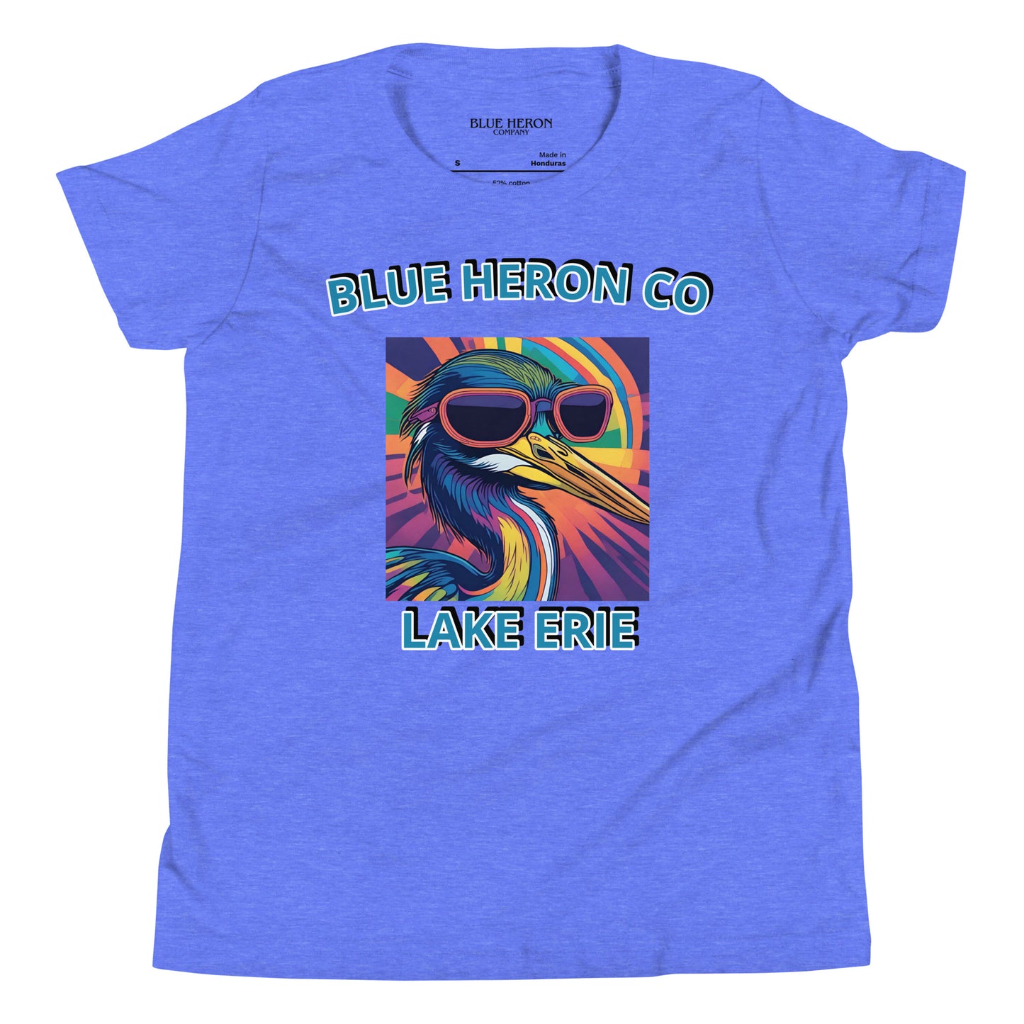 Colorful Heron Youth Short Sleeve Tee