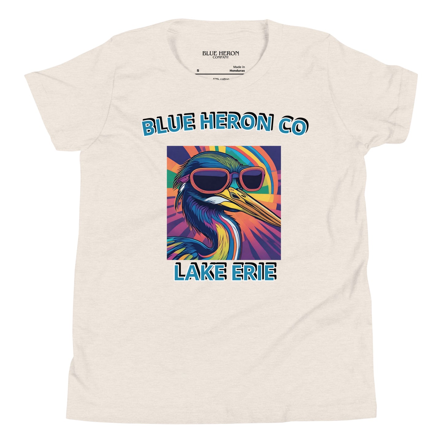 Colorful Heron Youth Short Sleeve Tee