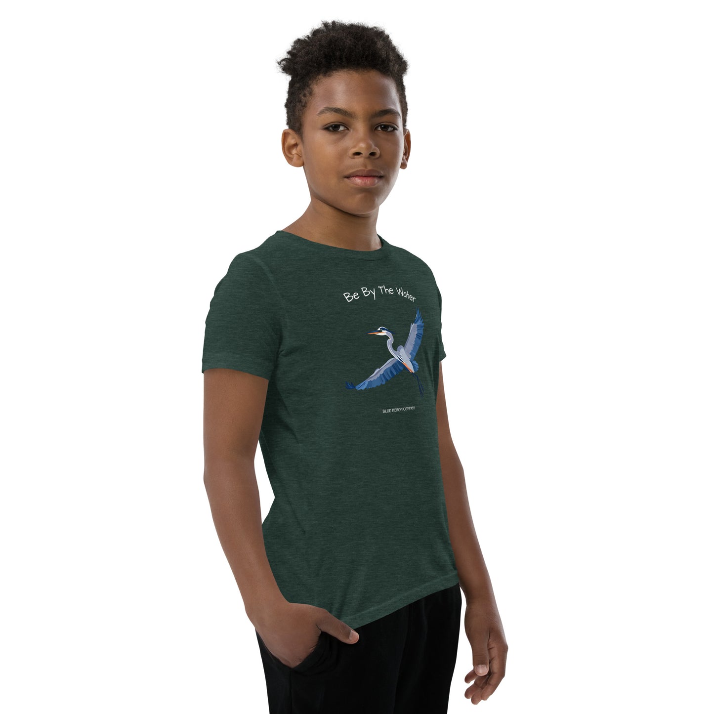 Be By the Water 2 - Kids Blue Heron