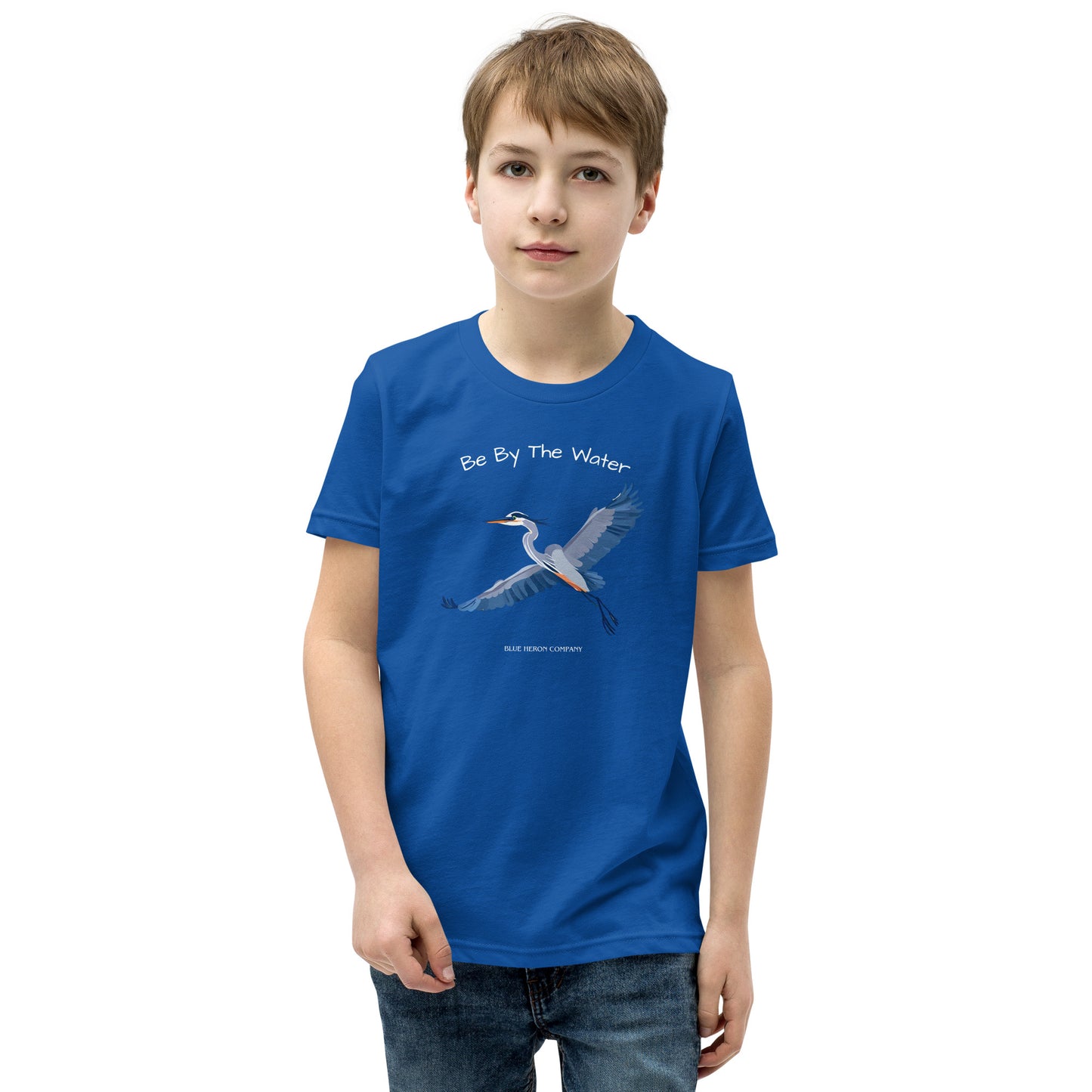 Be By the Water 2 - Kids Blue Heron