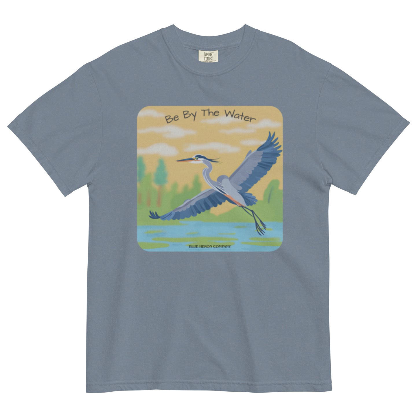 Be By The Water- Heavyweight Tee