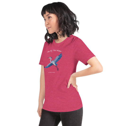 Be By The Water Tee - Womens Blue Heron