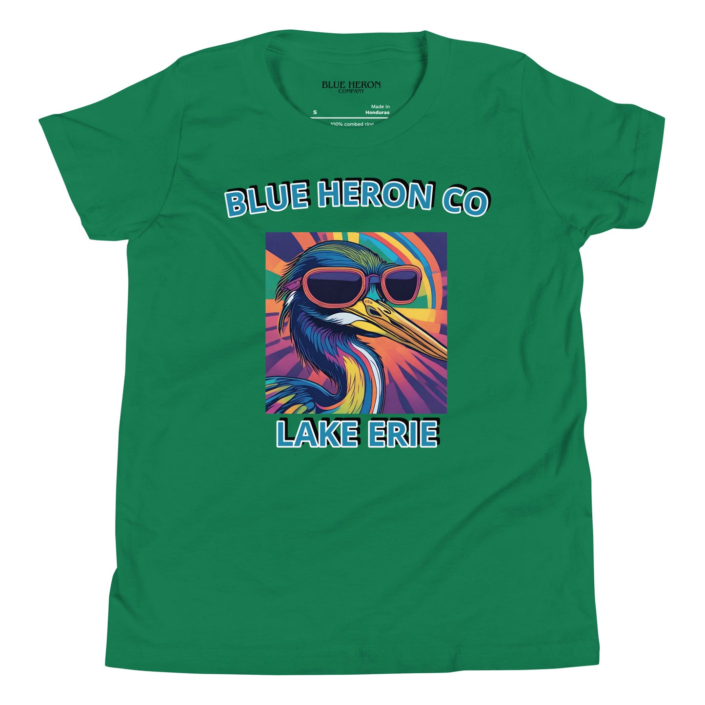 Colorful Heron Youth Short Sleeve Tee