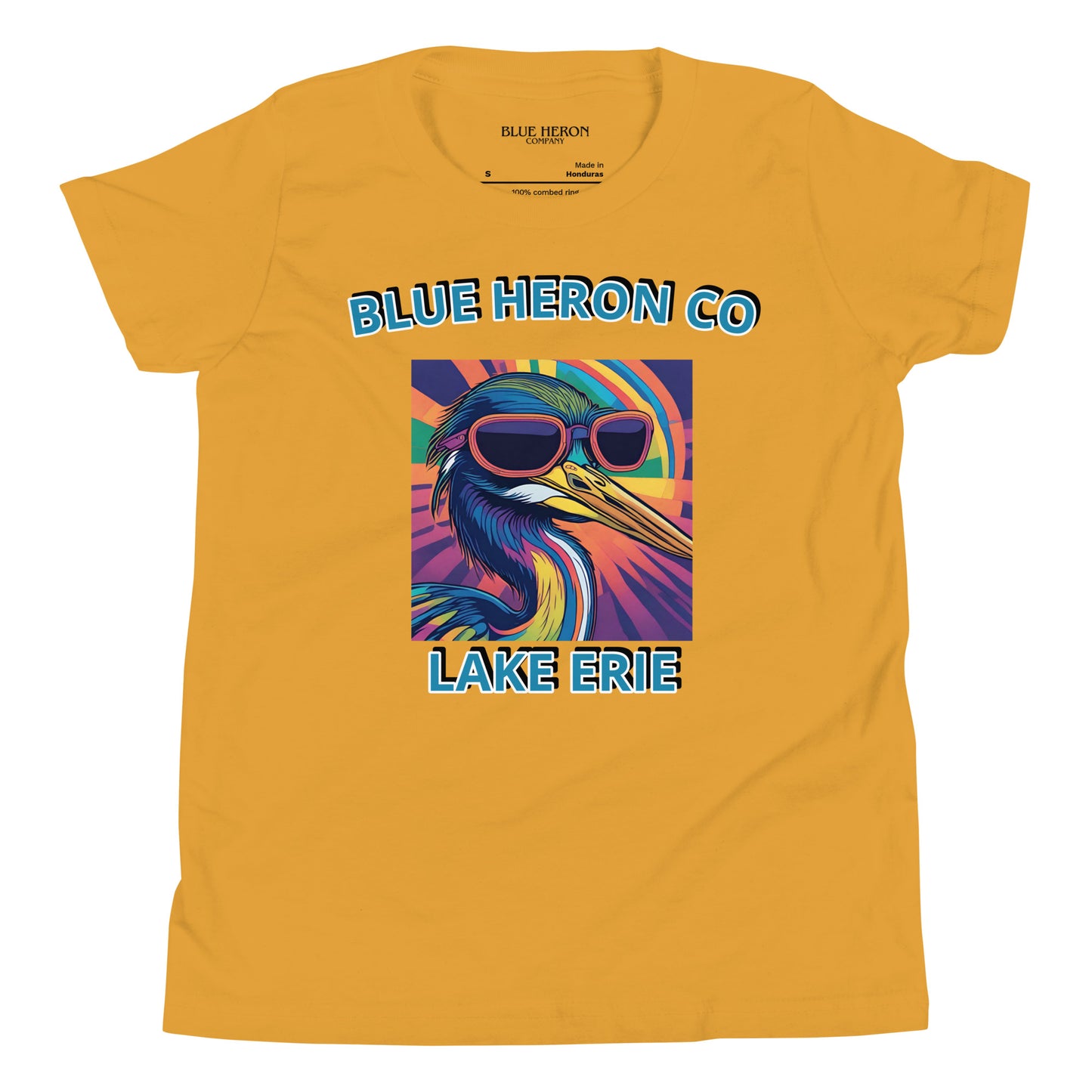 Colorful Heron Youth Short Sleeve Tee